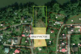 Участок  у воды в Истре.