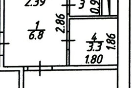 Квартира 48,5 кв.м. 